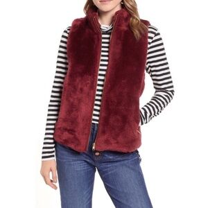 J.Crew Cozy Plush Fleece Excursion Full Zip Vest